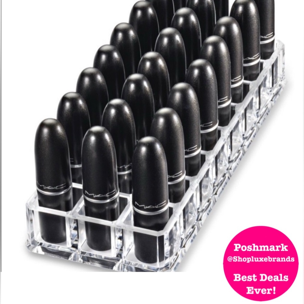 24 Lipstick Holder Clear Acrylic